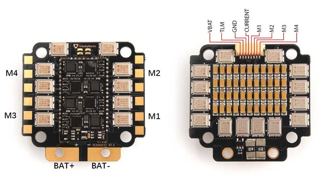 Holybro FETTEC FC G4 Stacks OSD Flight Controller 170MHz IIM-42652 W/ Tekko32 F4 50A / Matel 65A 4in1 ESC 2-6S for RC FPV Drone