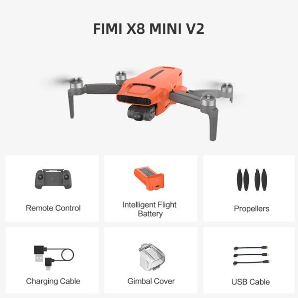 Second image of FIMI X8 Pro Drone with 1/1.3"CMOS Sensor 4K professional 3-axis Gimbal camera Obstacle