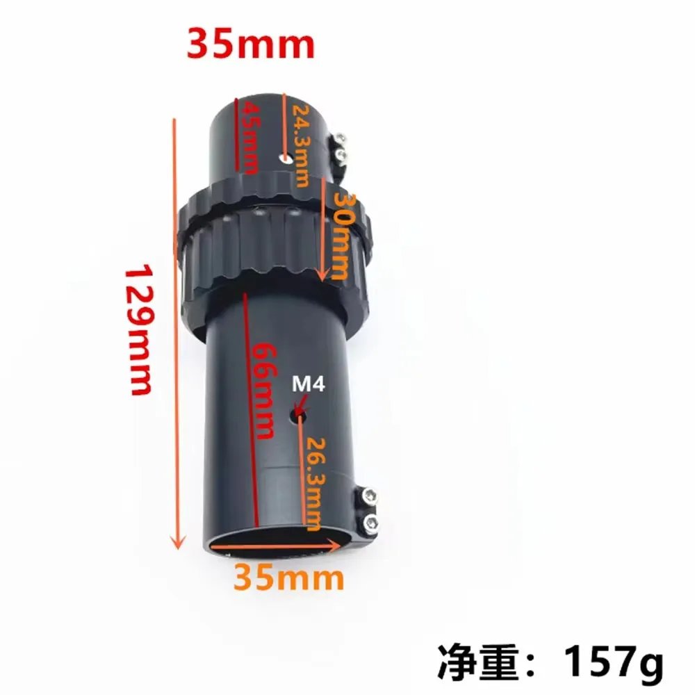 Innovative 25 30 35 40mm Agricultural Drone Foldable Connector, Lockable and Anti-wobbling, Perfect for Aerial Photography