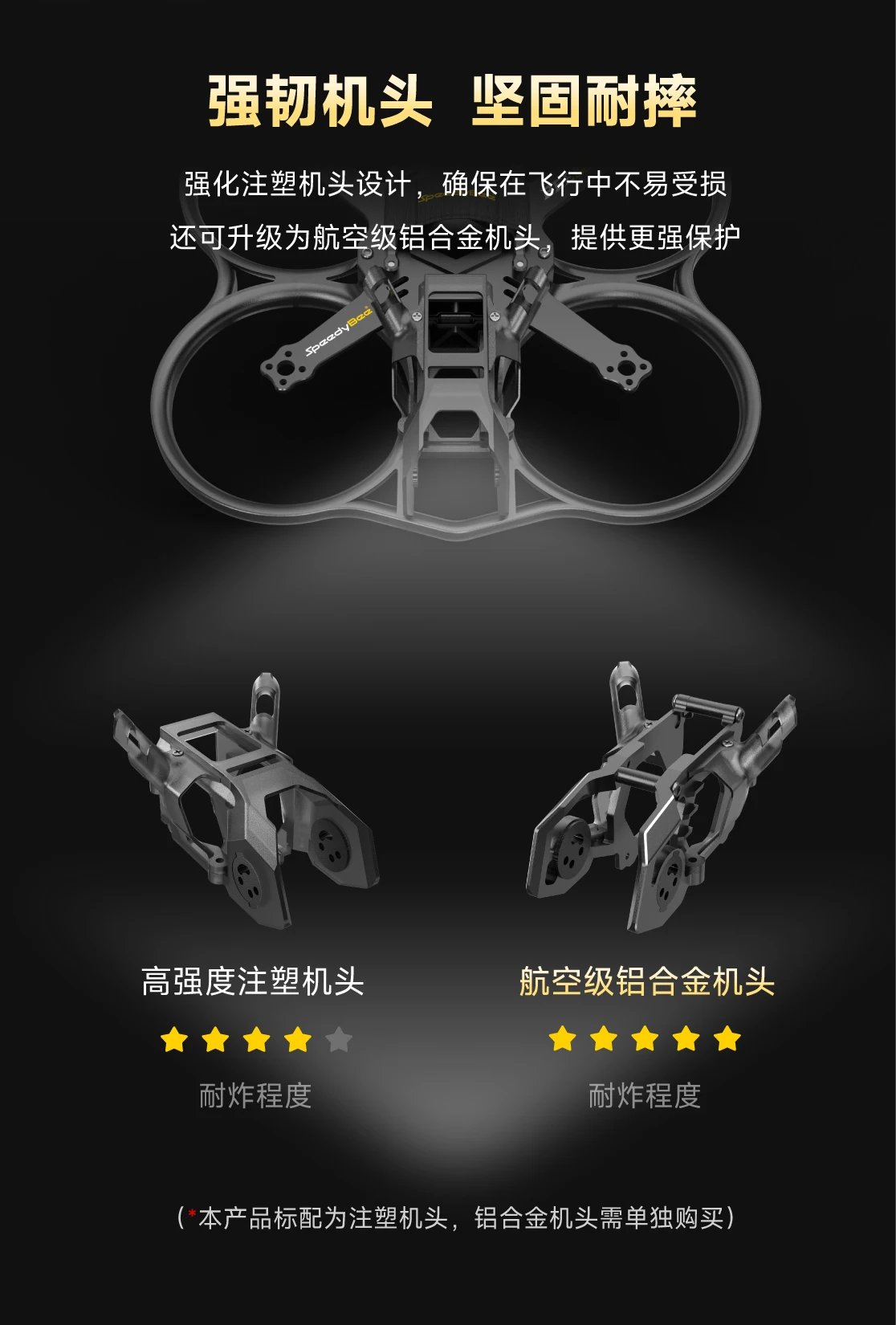 SpeedyBee Bee25 2.5 inch Frame Kit Bluetooth Parameter Duct Whoop RC FPV Racing Drone Parts Suitable for O3 HD VTX25x25mm