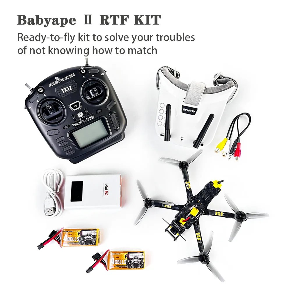 DarwinFPV BabyApe 2 FPV Drone Flight Control Quadcopters 6S 4S RTF FPV Drone