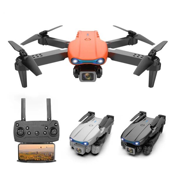 LSRC E99 PRO Mini RC Drone WiFi FPV 4K 720P HD Dual Camera