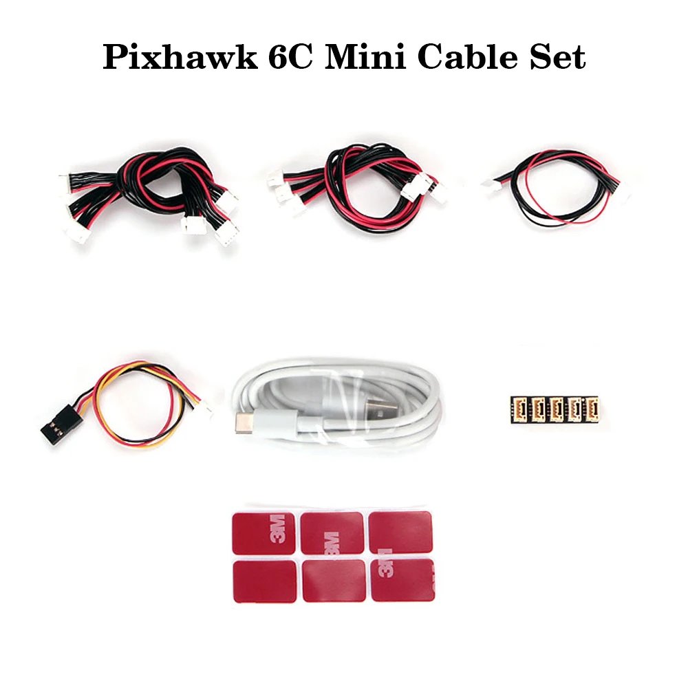 Holybro Pixhawk 6C Mini / Pixhawk 6C Autopilot Flight Controller Replacement Cable Set for Baseboard DIY Parts