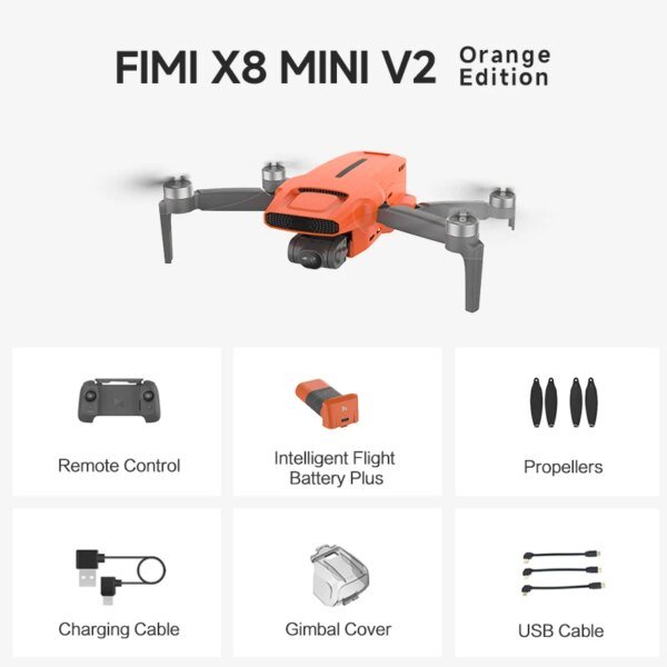 FIMI X8 Pro Drone with 1/1.3"CMOS Sensor 4K professional 3-axis Gimbal camera Obstacle