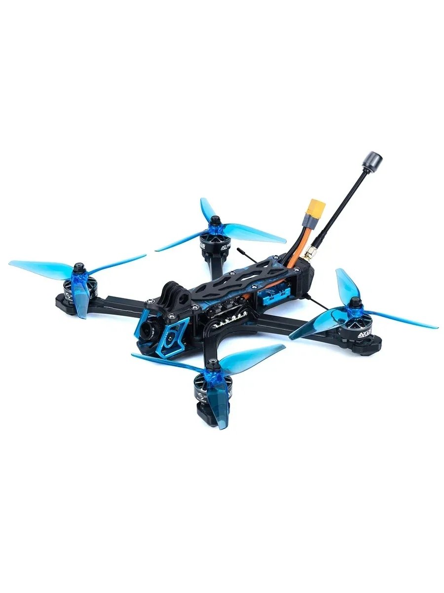 Axisflying Manta 5 SE FPV Drone Kit Squashed-X Frame AE227-1960KV Motor Cinematic Freestyle Drone with GPS -6S