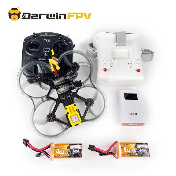 DarwinFPV CineApe35 Brushless Whoop with Camera Goggles Controller