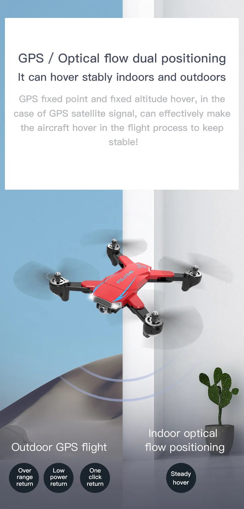 Camoro Mini Drone Wide Angle 8K 4K 5G WiFi FPV Camera Drones Height Holding Mode RC Foldable Quadrotor Dron Toy Gift