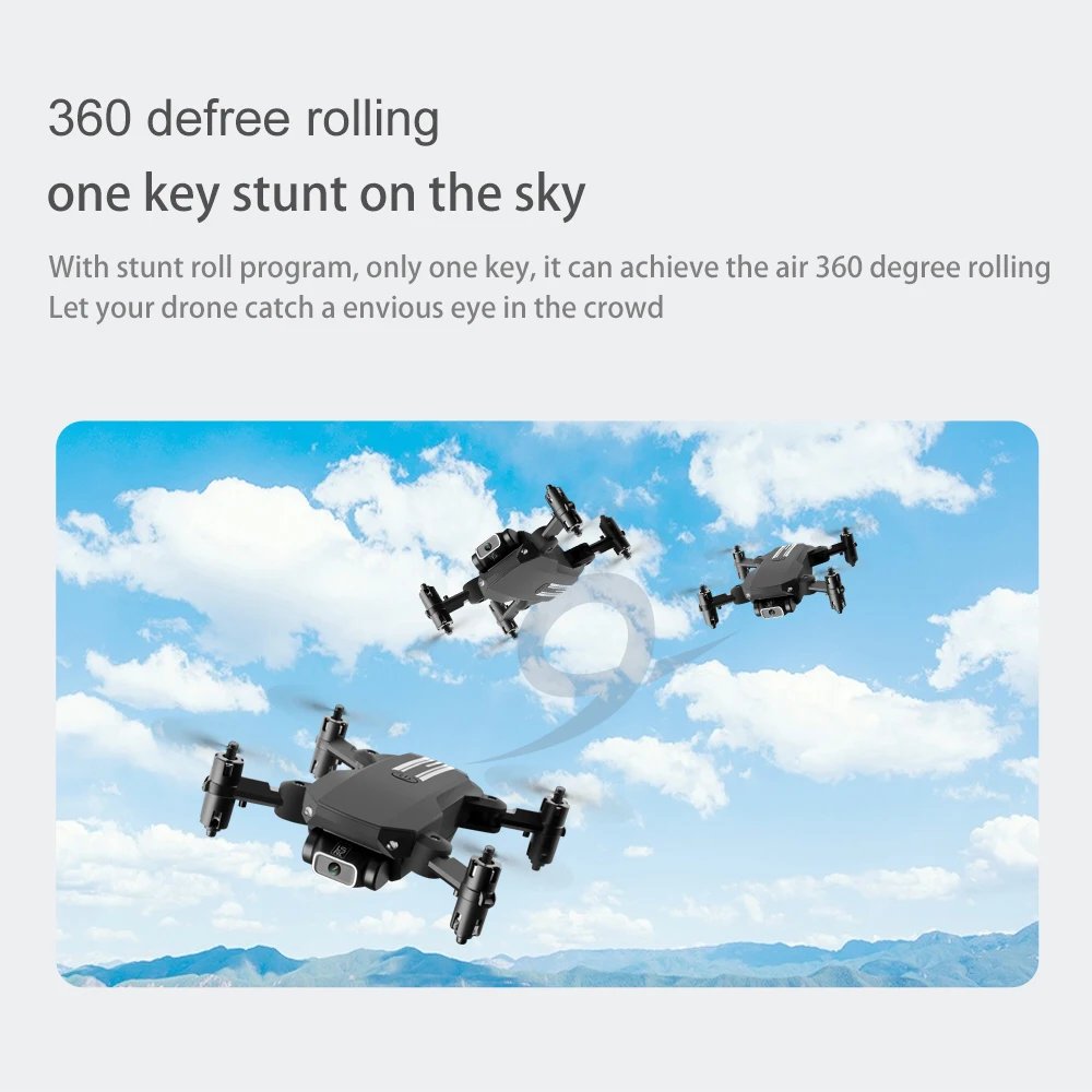 LSRC Mini RC Foldable drone 4K 1080P 480P HD Camera Protable Quadcopter Altitude Hold Professional Selfie dron Gift Toys for boy