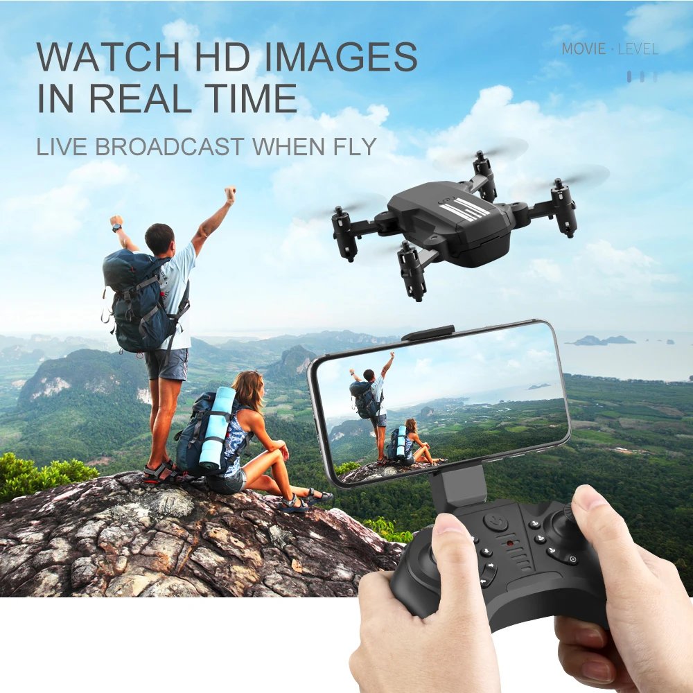 LSRC Mini RC Foldable drone 4K 1080P 480P HD Camera Protable Quadcopter Altitude Hold Professional Selfie dron Gift Toys for boy