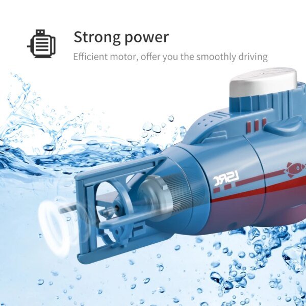 Second image of LSRC 3311 Mini RC Submarine Waterproof Speed Diving Under Water