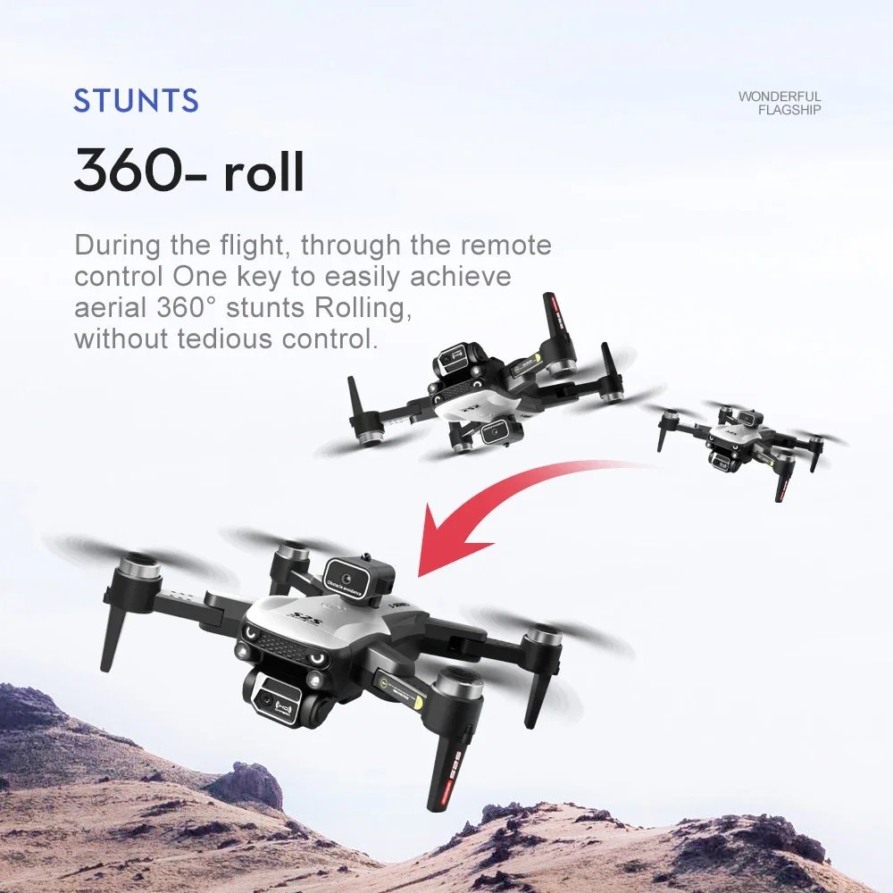 LS-S2S New APP RC Drone 4K Professinal 8K HD Dual Camera 5G WIFI Wide Angle Optical Flow Localization Brushless Motor Quadcopter