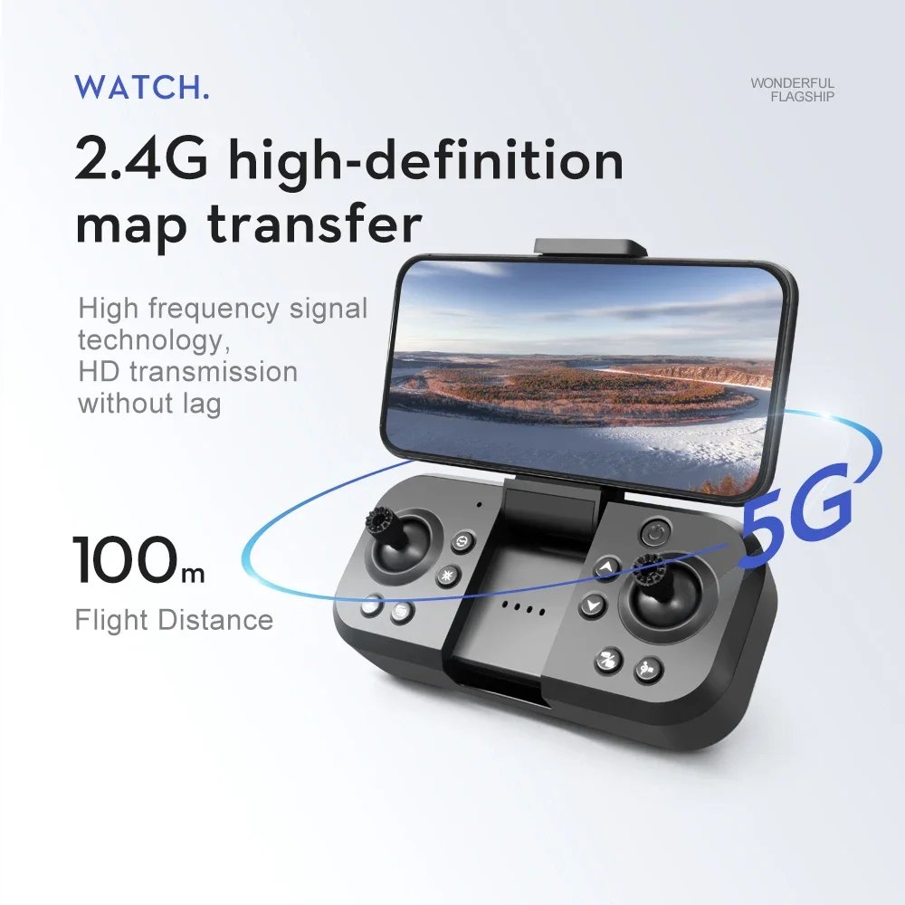 LS-S2S New APP RC Drone 4K Professinal 8K HD Dual Camera 5G WIFI Wide Angle Optical Flow Localization Brushless Motor Quadcopter