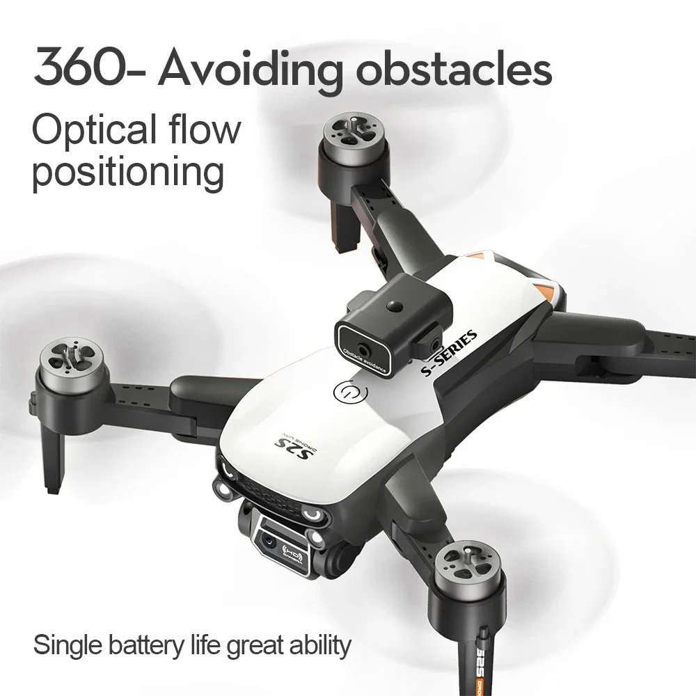 LS-S2S New APP RC Drone 4K Professinal 8K HD Dual Camera 5G WIFI Wide Angle Optical Flow Localization Brushless Motor Quadcopter